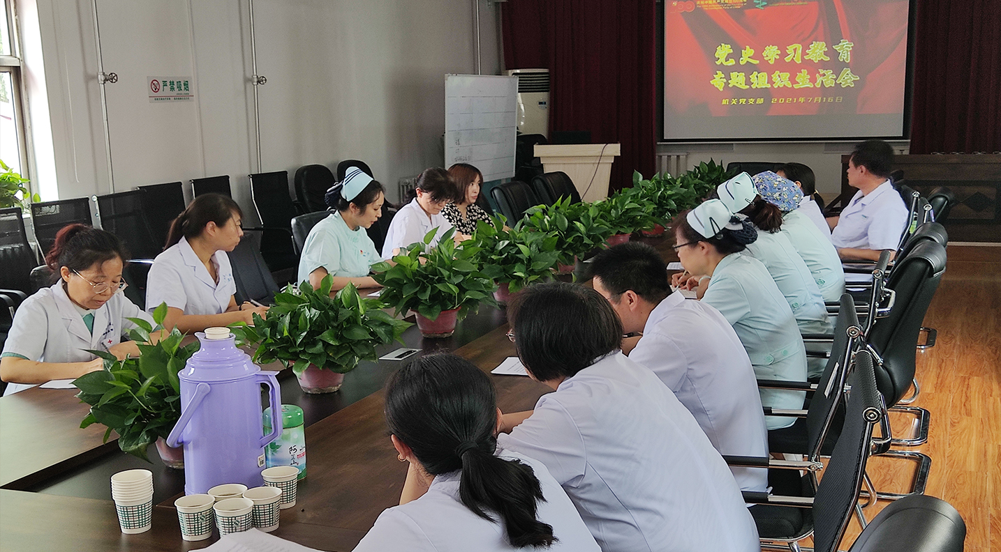我院黨委部署 召開(kāi)黨史學(xué)習(xí)教育專(zhuān)題組織生活會(huì)
